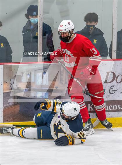 Thumbnail 3 in Catholic Memorial @ Xaverian Brothers (Catholic Conference Final) photogallery.