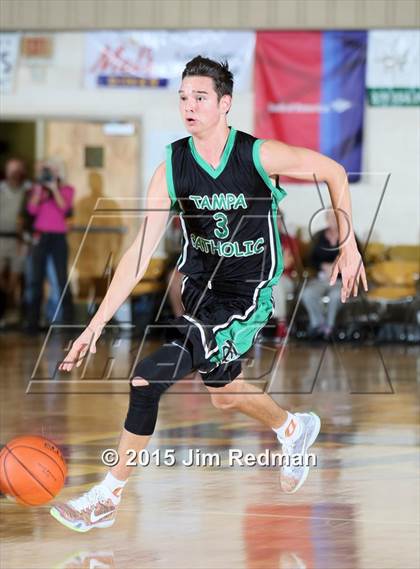 Thumbnail 3 in Tampa Catholic vs. Charlotte (City of Palms Classic) photogallery.