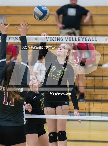 Thumbnail 2 in Maria Carrillo vs. Woodcreek (Viking Classic Tournament) photogallery.