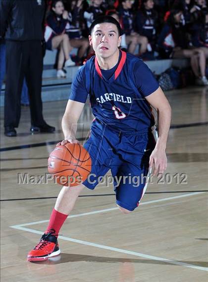Thumbnail 2 in El Camino Real vs. Garfield (CIF LACS D2 Final) photogallery.