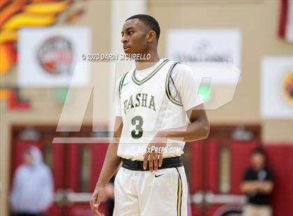 Thumbnail 1 in Basha vs. Campbell Hall (Hoophall West Invitational) photogallery.