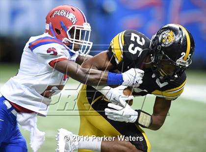 Thumbnail 1 in University Lab vs. Parkview Baptist (LHSAA 3A Final) photogallery.