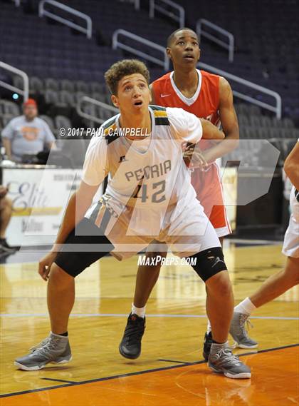 Thumbnail 2 in Moon Valley vs Peoria (Hoopin It Up At The Arena) photogallery.