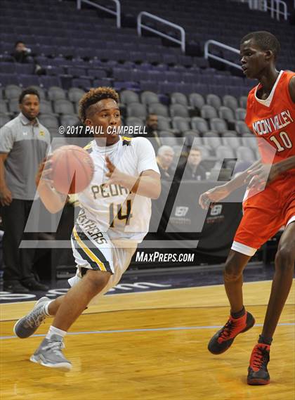 Thumbnail 2 in Moon Valley vs Peoria (Hoopin It Up At The Arena) photogallery.