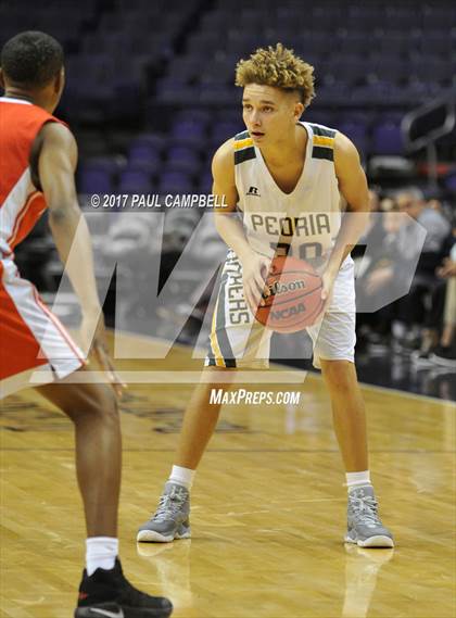 Thumbnail 2 in Moon Valley vs Peoria (Hoopin It Up At The Arena) photogallery.
