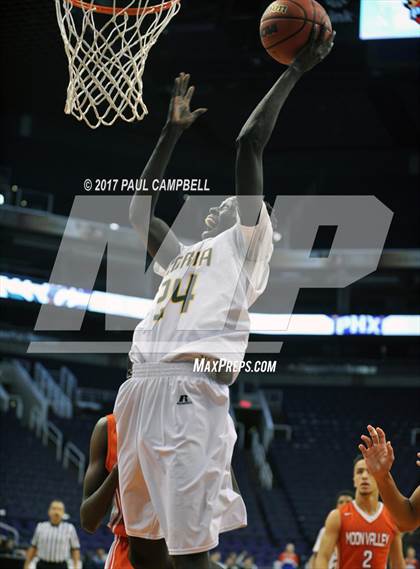 Thumbnail 2 in Moon Valley vs Peoria (Hoopin It Up At The Arena) photogallery.