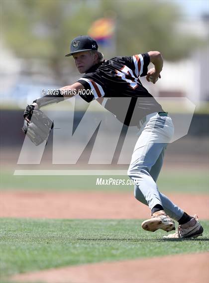 Thumbnail 2 in Campo Verde vs Canyon del Oro (AIA 5A Baseball Round 1A) photogallery.