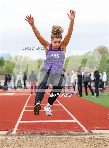 Thumbnail 3 in Suburban Red Conference Championship - Girls Field Events photogallery.