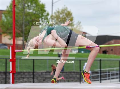 Thumbnail 3 in Suburban Red Conference Championship - Girls Field Events photogallery.