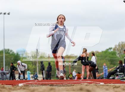 Thumbnail 1 in Suburban Red Conference Championship - Girls Field Events photogallery.