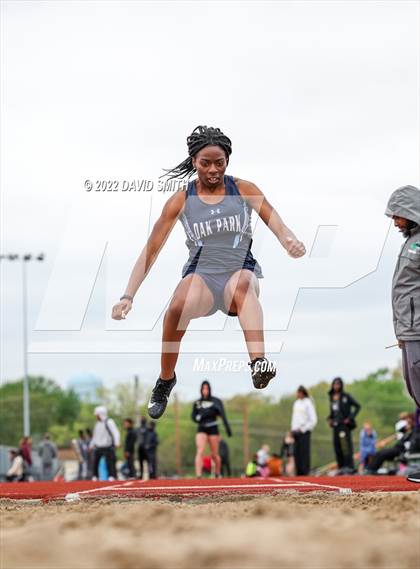 Thumbnail 3 in Suburban Red Conference Championship - Girls Field Events photogallery.