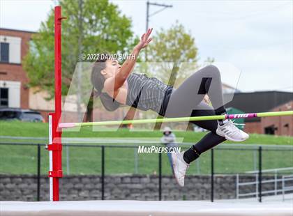 Thumbnail 2 in Suburban Red Conference Championship - Girls Field Events photogallery.