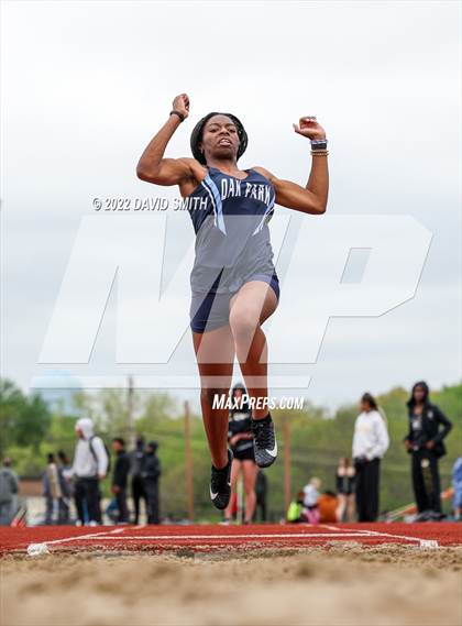 Thumbnail 2 in Suburban Red Conference Championship - Girls Field Events photogallery.
