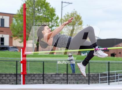 Thumbnail 3 in Suburban Red Conference Championship - Girls Field Events photogallery.