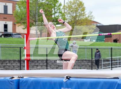 Thumbnail 1 in Suburban Red Conference Championship - Girls Field Events photogallery.