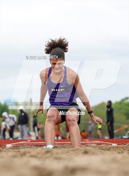 Thumbnail 2 in Suburban Red Conference Championship - Girls Field Events photogallery.