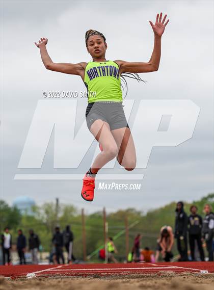 Thumbnail 3 in Suburban Red Conference Championship - Girls Field Events photogallery.