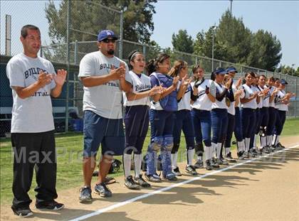 Thumbnail 1 in Elizabeth Learning Center vs. LACES (CIF LA City Section Small School Final) photogallery.