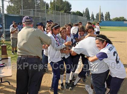 Thumbnail 1 in Elizabeth Learning Center vs. LACES (CIF LA City Section Small School Final) photogallery.