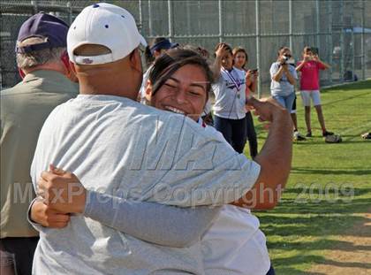 Thumbnail 1 in Elizabeth Learning Center vs. LACES (CIF LA City Section Small School Final) photogallery.