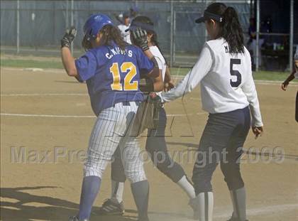 Thumbnail 2 in Elizabeth Learning Center vs. LACES (CIF LA City Section Small School Final) photogallery.