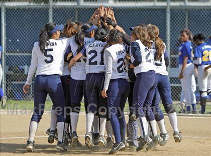 Thumbnail 3 in Elizabeth Learning Center vs. LACES (CIF LA City Section Small School Final) photogallery.