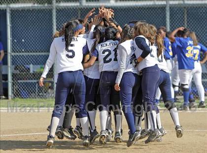 Thumbnail 1 in Elizabeth Learning Center vs. LACES (CIF LA City Section Small School Final) photogallery.