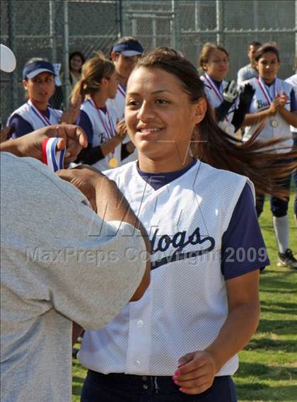 Thumbnail 2 in Elizabeth Learning Center vs. LACES (CIF LA City Section Small School Final) photogallery.