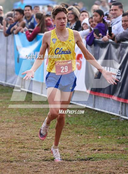 Thumbnail 1 in CIF Central Section Cross Country Championships (Boys D1 Race) photogallery.