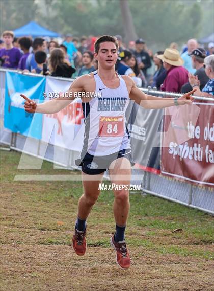 Thumbnail 2 in CIF Central Section Cross Country Championships (Boys D1 Race) photogallery.