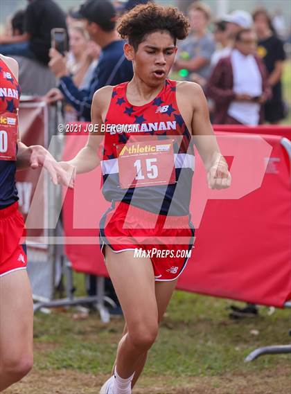 Thumbnail 2 in CIF Central Section Cross Country Championships (Boys D1 Race) photogallery.