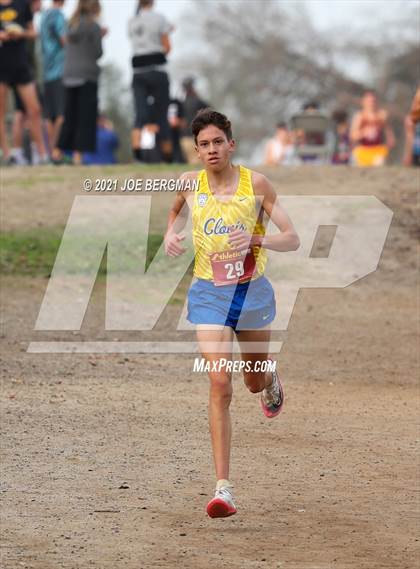 Thumbnail 1 in CIF Central Section Cross Country Championships (Boys D1 Race) photogallery.