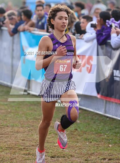 Thumbnail 2 in CIF Central Section Cross Country Championships (Boys D1 Race) photogallery.