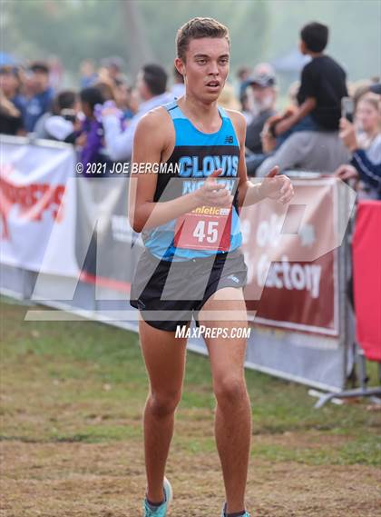 Thumbnail 1 in CIF Central Section Cross Country Championships (Boys D1 Race) photogallery.