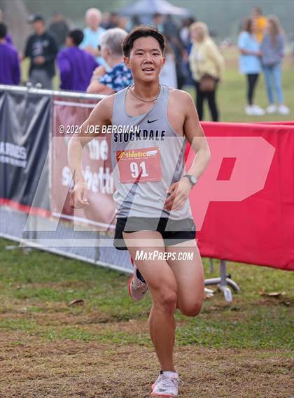 Thumbnail 3 in CIF Central Section Cross Country Championships (Boys D1 Race) photogallery.