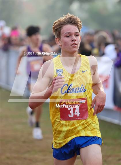 Thumbnail 2 in CIF Central Section Cross Country Championships (Boys D1 Race) photogallery.
