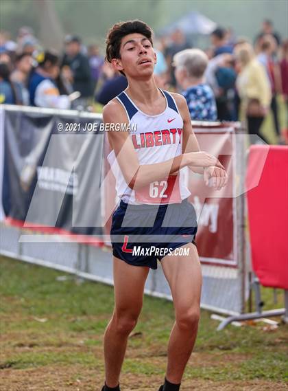 Thumbnail 2 in CIF Central Section Cross Country Championships (Boys D1 Race) photogallery.
