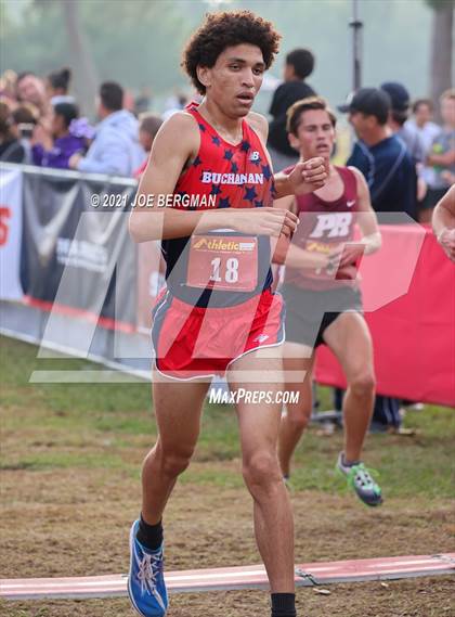 Thumbnail 2 in CIF Central Section Cross Country Championships (Boys D1 Race) photogallery.