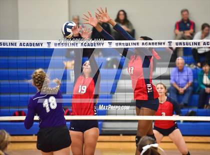 Thumbnail 2 in Ascension Catholic vs Teurlings Catholic (Catholic League Tournament) photogallery.