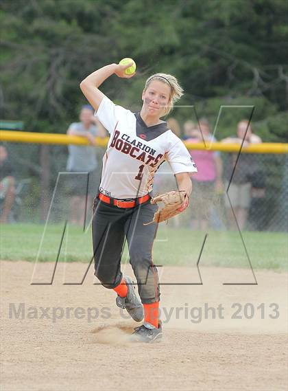 Thumbnail 2 in Coudersport vs Clarion Area (PIAA District IX A Quarterfinal) photogallery.