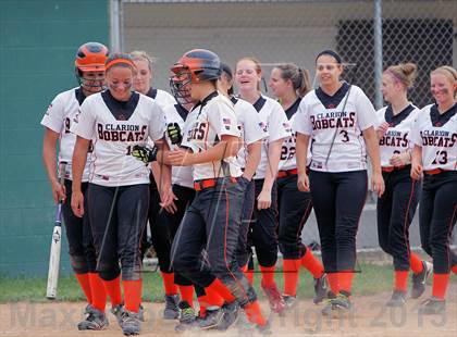 Thumbnail 2 in Coudersport vs Clarion Area (PIAA District IX A Quarterfinal) photogallery.