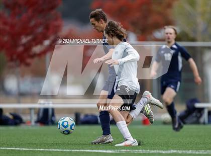 Thumbnail 2 in St. Maries vs Coeur d'Alene Charter Academy (District semi- final) photogallery.