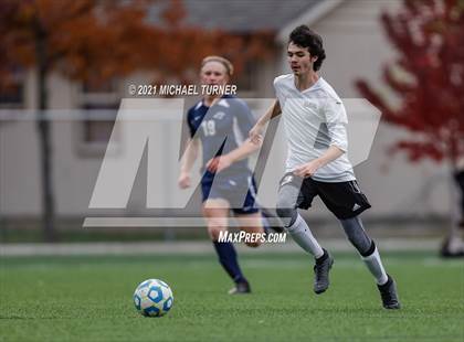 Thumbnail 1 in St. Maries vs Coeur d'Alene Charter Academy (District semi- final) photogallery.