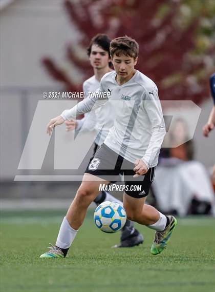 Thumbnail 1 in St. Maries vs Coeur d'Alene Charter Academy (District semi- final) photogallery.