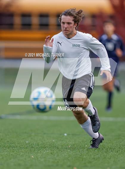 Thumbnail 1 in St. Maries vs Coeur d'Alene Charter Academy (District semi- final) photogallery.