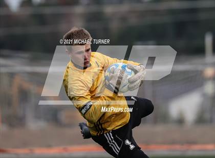 Thumbnail 1 in St. Maries vs Coeur d'Alene Charter Academy (District semi- final) photogallery.