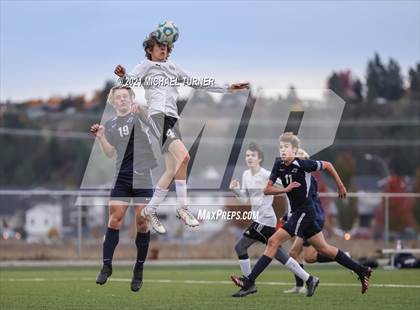 Thumbnail 2 in St. Maries vs Coeur d'Alene Charter Academy (District semi- final) photogallery.
