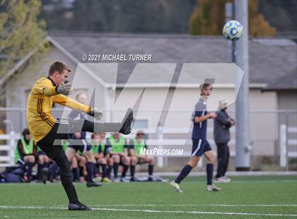 Thumbnail 1 in St. Maries vs Coeur d'Alene Charter Academy (District semi- final) photogallery.