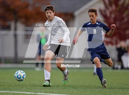 Thumbnail 2 in St. Maries vs Coeur d'Alene Charter Academy (District semi- final) photogallery.