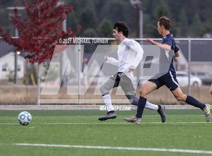 Thumbnail 3 in St. Maries vs Coeur d'Alene Charter Academy (District semi- final) photogallery.
